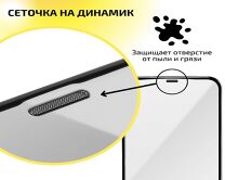 Защитное стекло GSM iPhone 13/13 Pro/14 черное