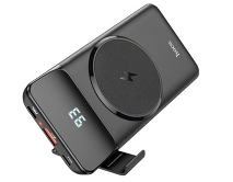Внешний аккумулятор Power Bank 10000 mAh Hoco J76 + MagSafe черный 