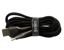 Кабель Kstati KS-012 Type-C - USB черный, 2м