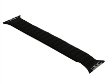 Ремешок Watch Series 42mm/44mm/45mm New leather band на магните, черный #12 