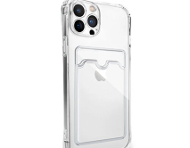 Чехол iPhone 13 Pro Max TPU CardHolder (прозрачный)