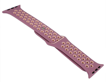 Ремешок Watch Series 42mm/44mm/45mm/49mm силиконовый Nike band лавандовый/розовый #24