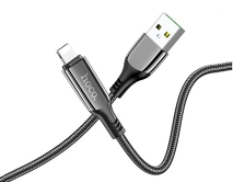 Кабель Hoco S51 USB - Lightning черный, 1,2м
