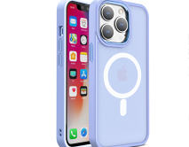 Чехол iPhone 14 Pro Matte Case MagSafe (лиловый)