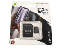 Карта памяти MicroSDXC Kingston Canvas Select Plus 512GB cl10 UHS + SD, SDCS2/512GB
