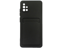 Чехол Samsung A51 TPU CardHolder (черный)
