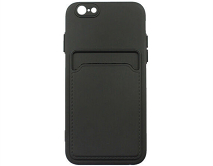 Чехол iPhone 6/6S TPU CardHolder (черный)