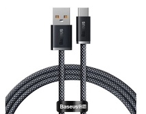 Кабель Baseus Dynamic Series Fast Charging Type-C - USB 100W серый, 1м (CALD000616)