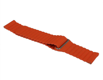 Ремешок Samsung/Huawei/Amazfit GTR 22mm leather loop оранжевый #8 