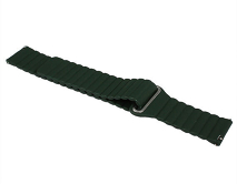 Ремешок Samsung/Huawei/Amazfit Bip/GTS 20mm leather loop зеленый #4 