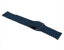 Ремешок Samsung/Huawei/Amazfit Bip/GTS 20mm leather loop темно-синий #16 