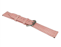 Ремешок Samsung/Huawei/Amazfit Bip/GTS 20mm crocodile leather band кожаный розовый #7 