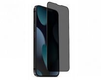Защитное стекло iPhone 14 Pro Max Full приватное черное