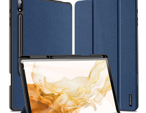 Чехол книжка Samsung Tab S8 Plus(X800/X806)/S7FE(T730/T736B)/S7Plus(T970/T976B) Dux Ducis DOMO, синий