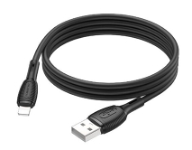 Кабель Borofone BX86 Lightning - USB черный, 1м