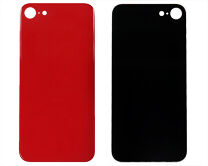 Задняя крышка iPhone SE (2020) (c увеличенным вырезом под камеру) красная 1 класс