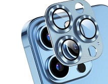 Защитная накладка на камеру iPhone 13/13 mini 3D голубая