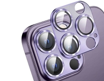 Защитная накладка на камеру iPhone 14/14 Plus 3D сиреневая