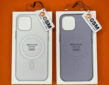 Чехол iPhone 12/12 Pro Clear Case MagSafe hi-copy (фиолетовый)