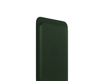 Держатель для карт Leather Wallet MagSafe hi-copy (темно-зеленый)