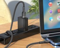 Кабель Hoco U110 Lightning - USB черный, 1,2м
